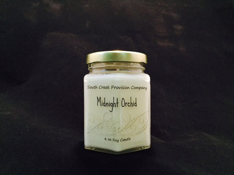 Midnight Orchid Hex Jar Candle