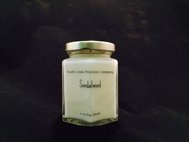 Sandalwood Hex Jar Candle